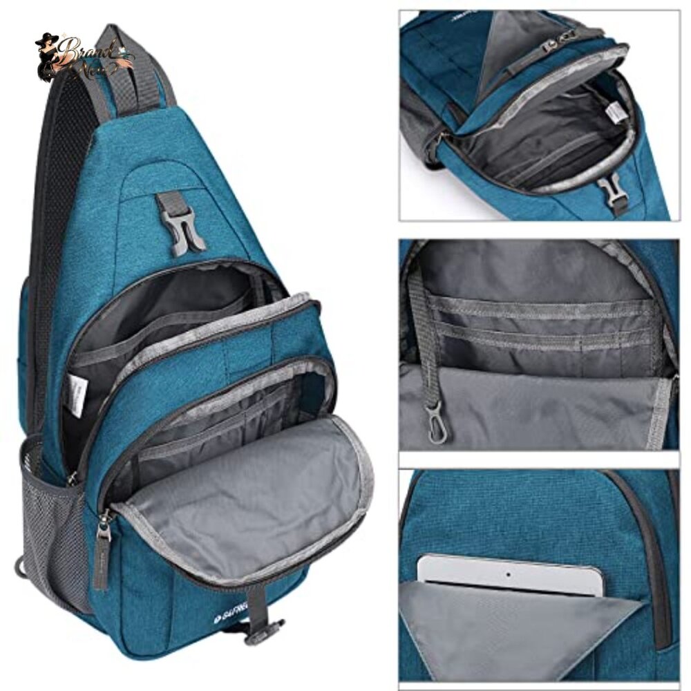 Nylon Rfid Blocking Sling Backpack Crossbody Dayp… - image 5